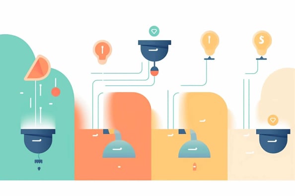 illustration of A visual representation of a drip campai (2)