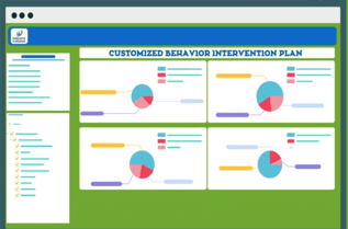 graphic of an analytics dashboard