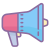 icon megaphone representing advertising