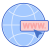 icon globe representing global web