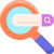 icon magnifying glass representing SEO