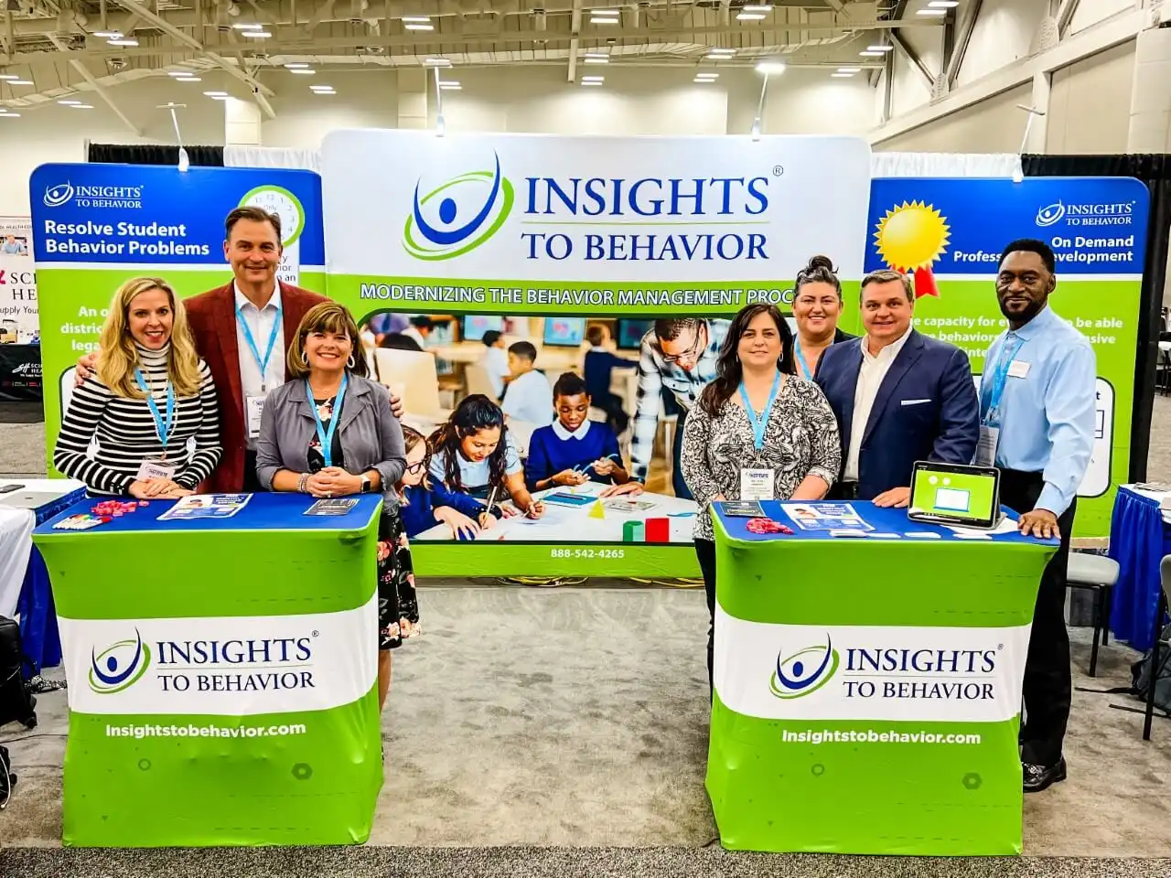 trade show picture of insights to behavior employees\ 